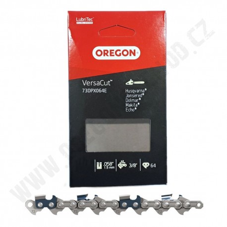 Pilový řetěz Oregon  3/8" 1,5mm - 64 článků (kulatý zub) 73DPX064E