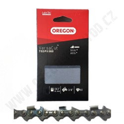 Pilový řetěz Oregon VERSACUT 3/8" 1,6mm - 60 článků (kulatý zub) 75DPX060E